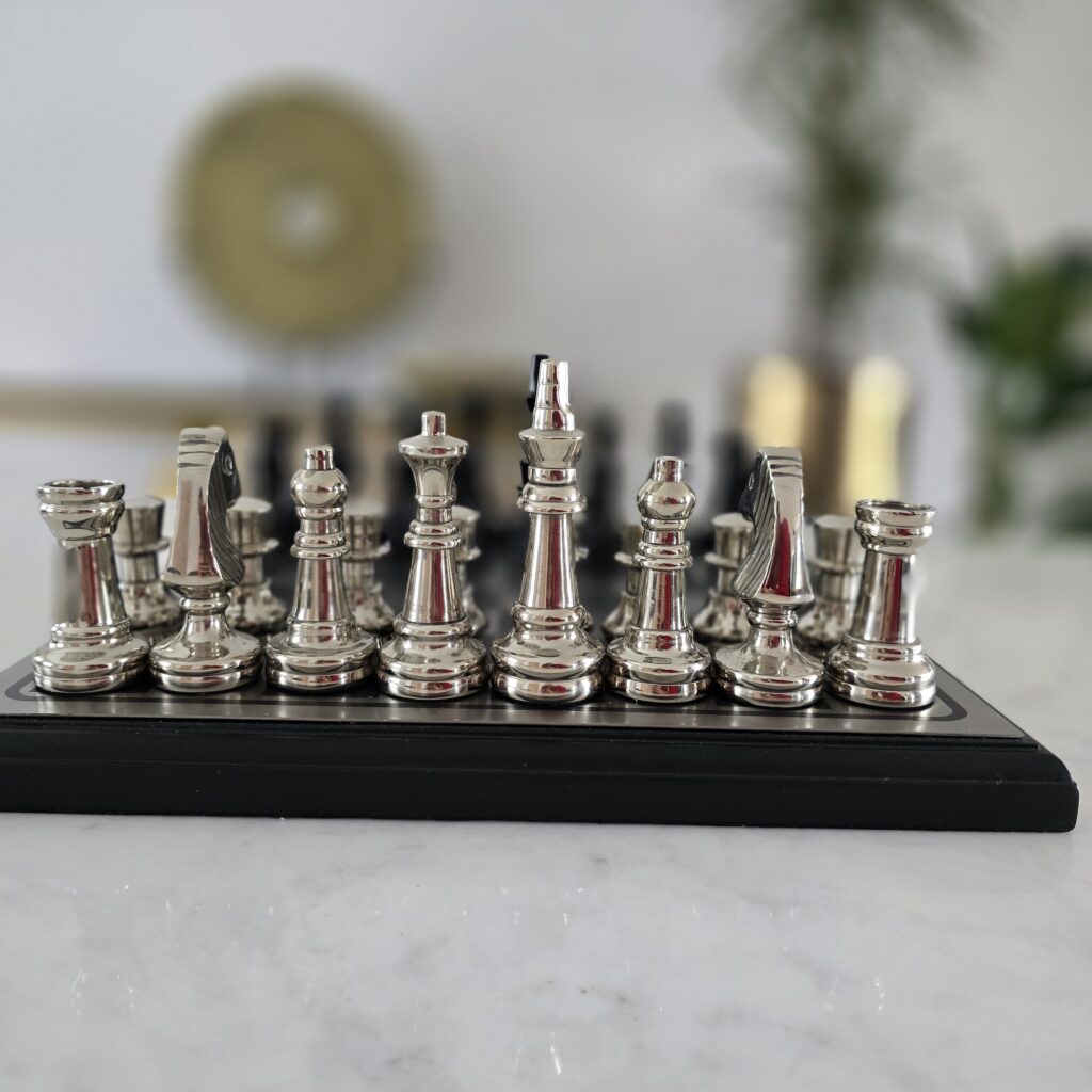ROYAL-Échiquier Luxe Aluminium et Bois – Image 5